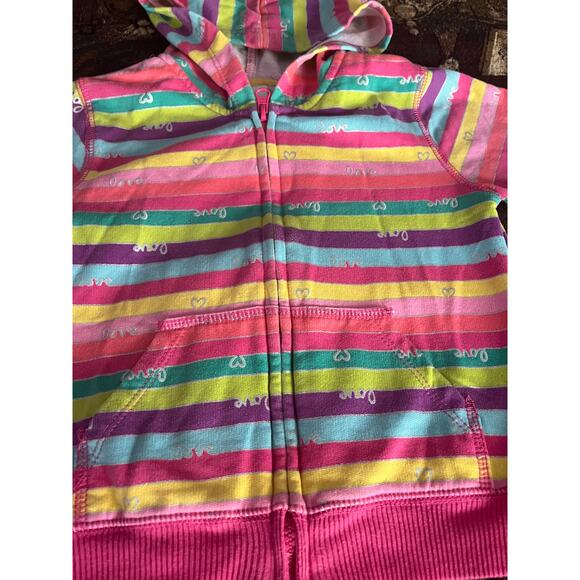 Colorful LOVE zip up jacket - Picture 2 of 6